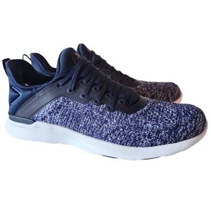 APL Men's Techloom Tracer Sneakers in Navy and White